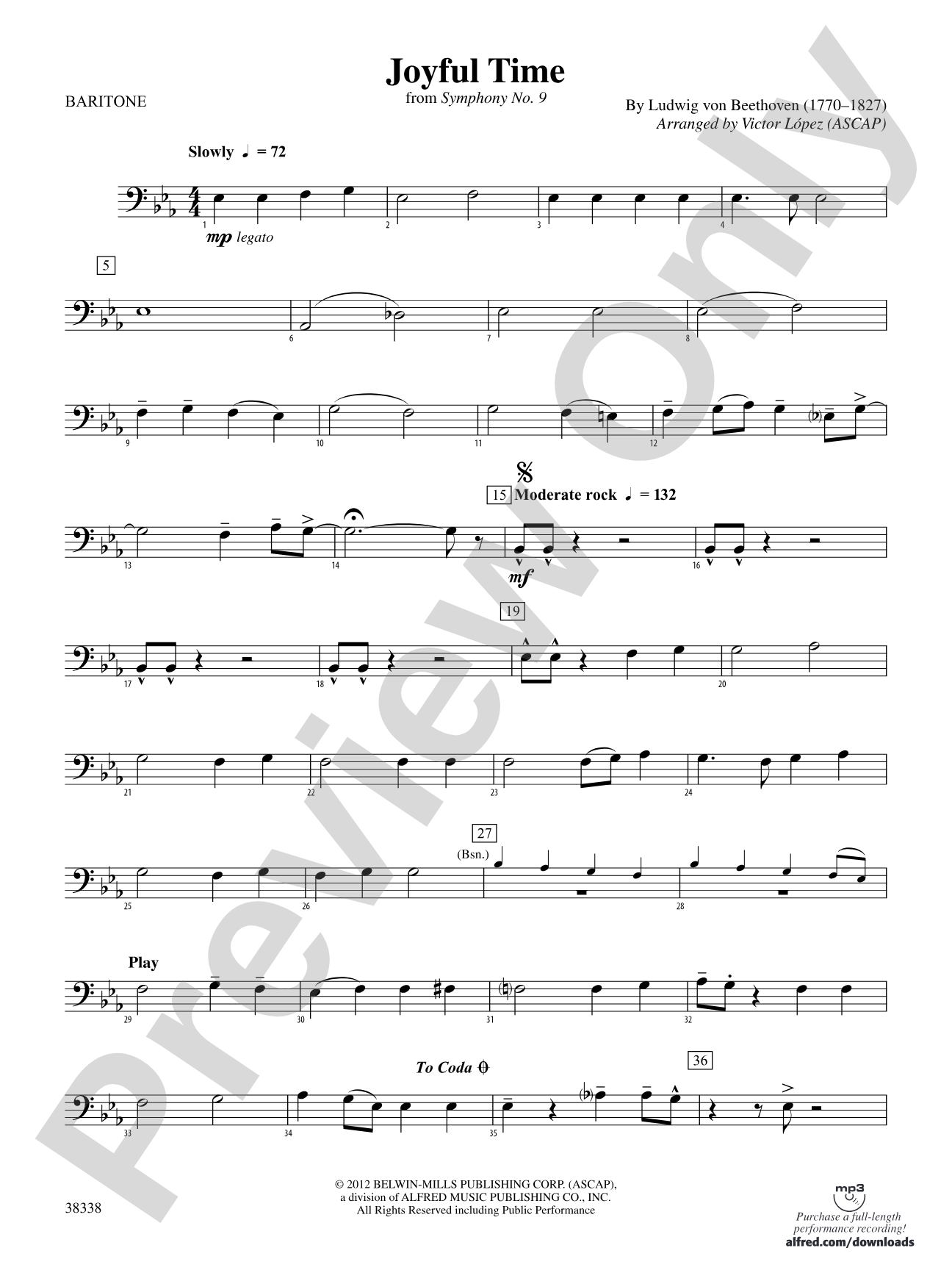 Joyful Time: Baritone B.C.