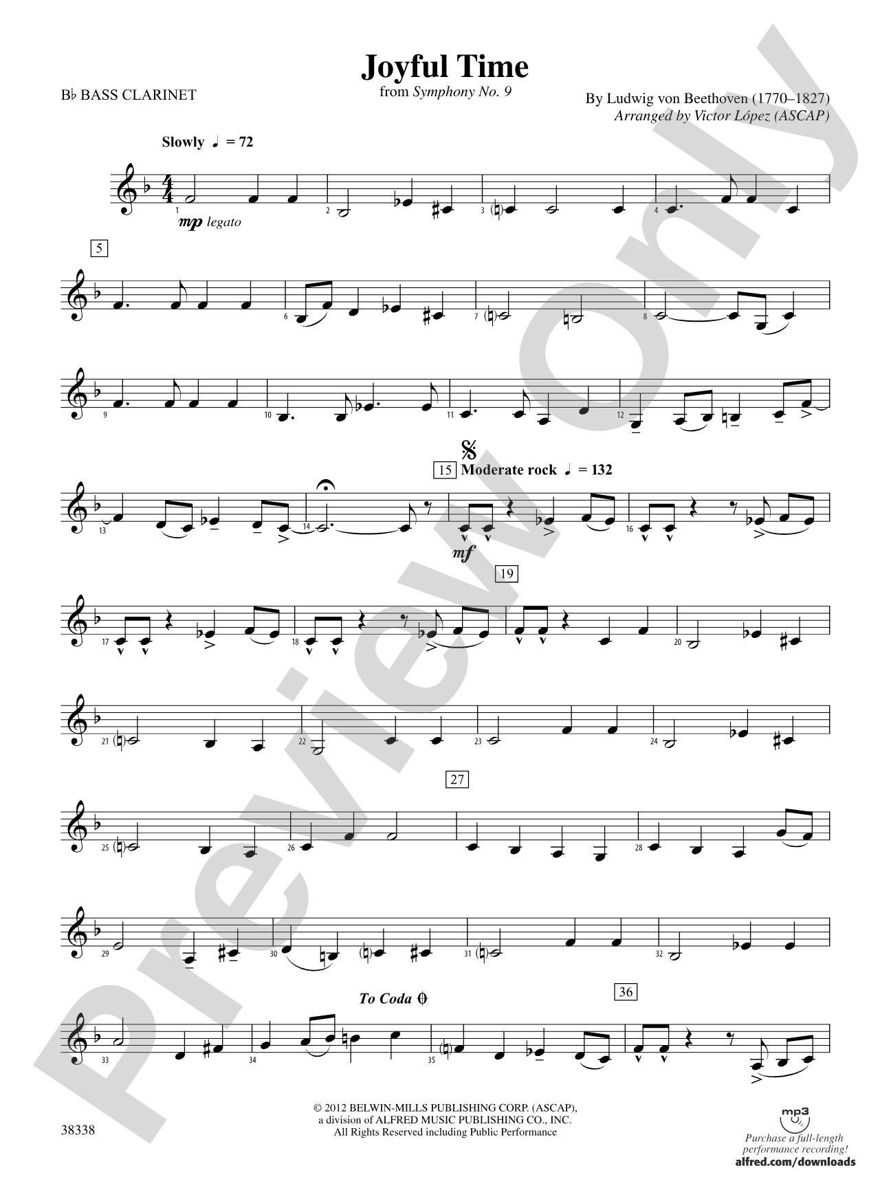 Joyful Time: B-flat Bass Clarinet
