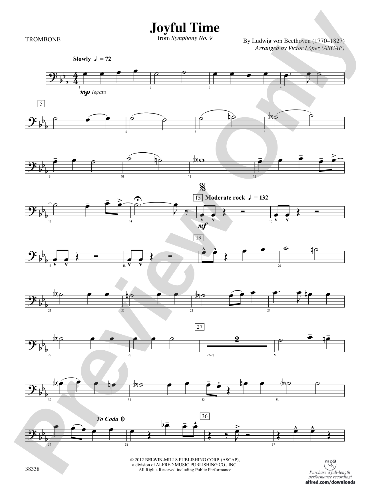 Joyful Time: 1st Trombone