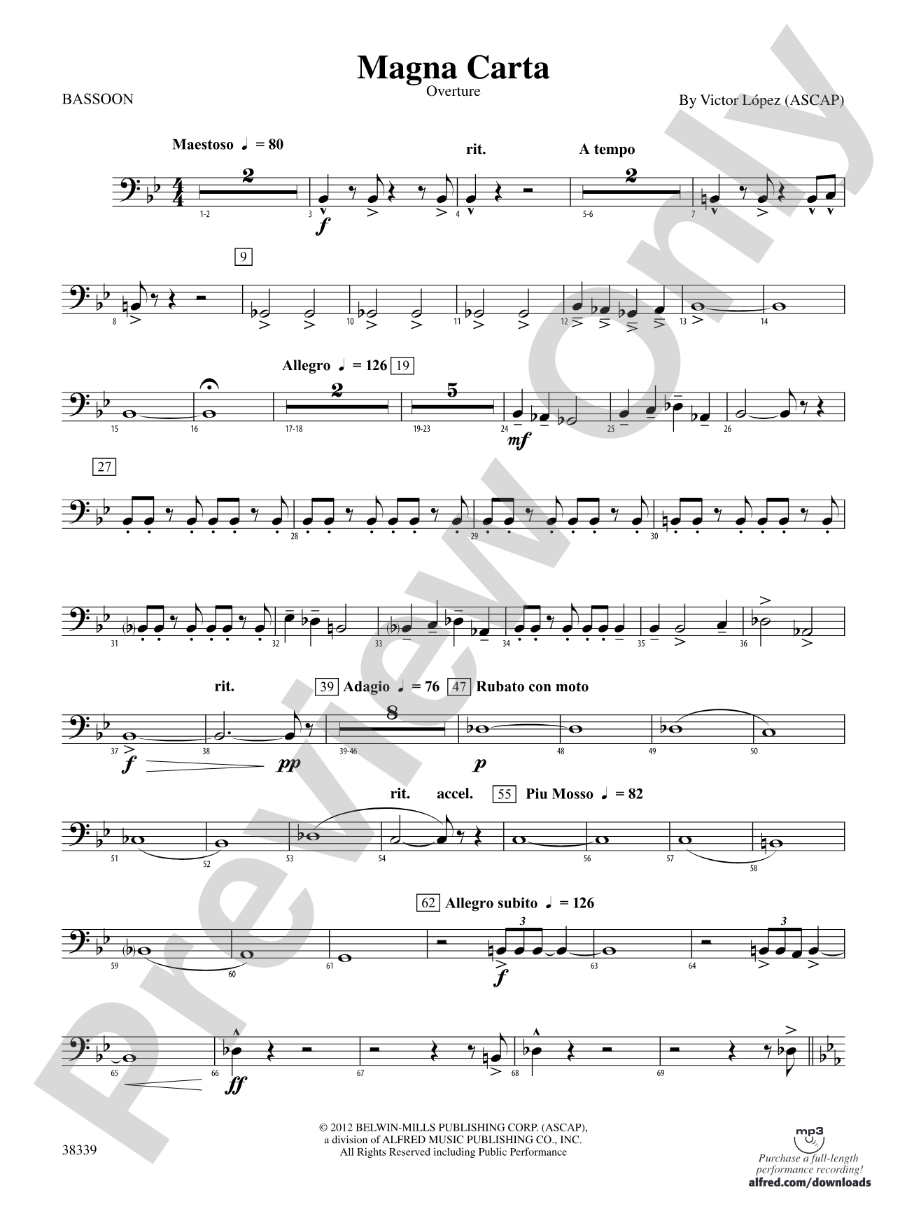 Magna Carta: Bassoon