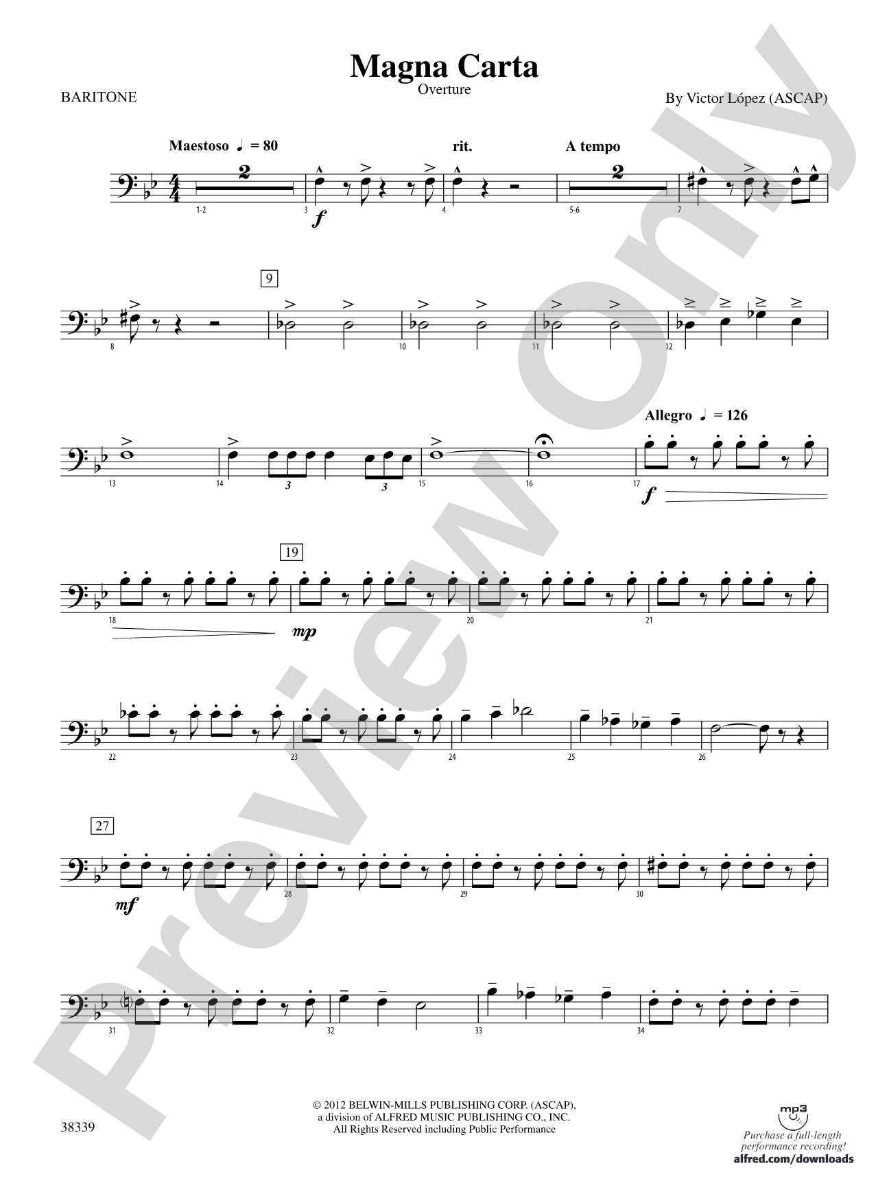 Magna Carta: Baritone B.C.