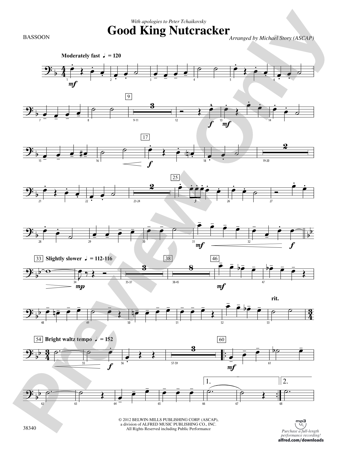 Good King Nutcracker: Bassoon