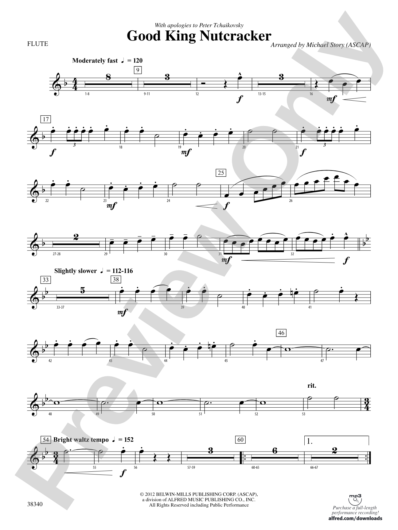 Good King Nutcracker: Flute