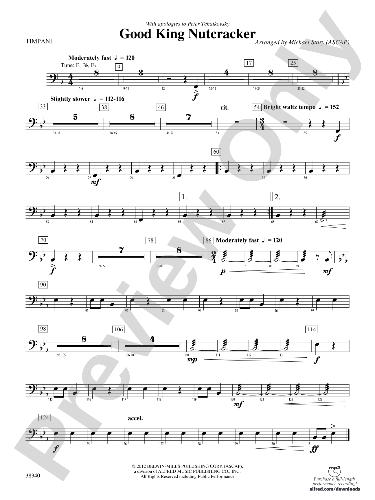 Good King Nutcracker: Timpani