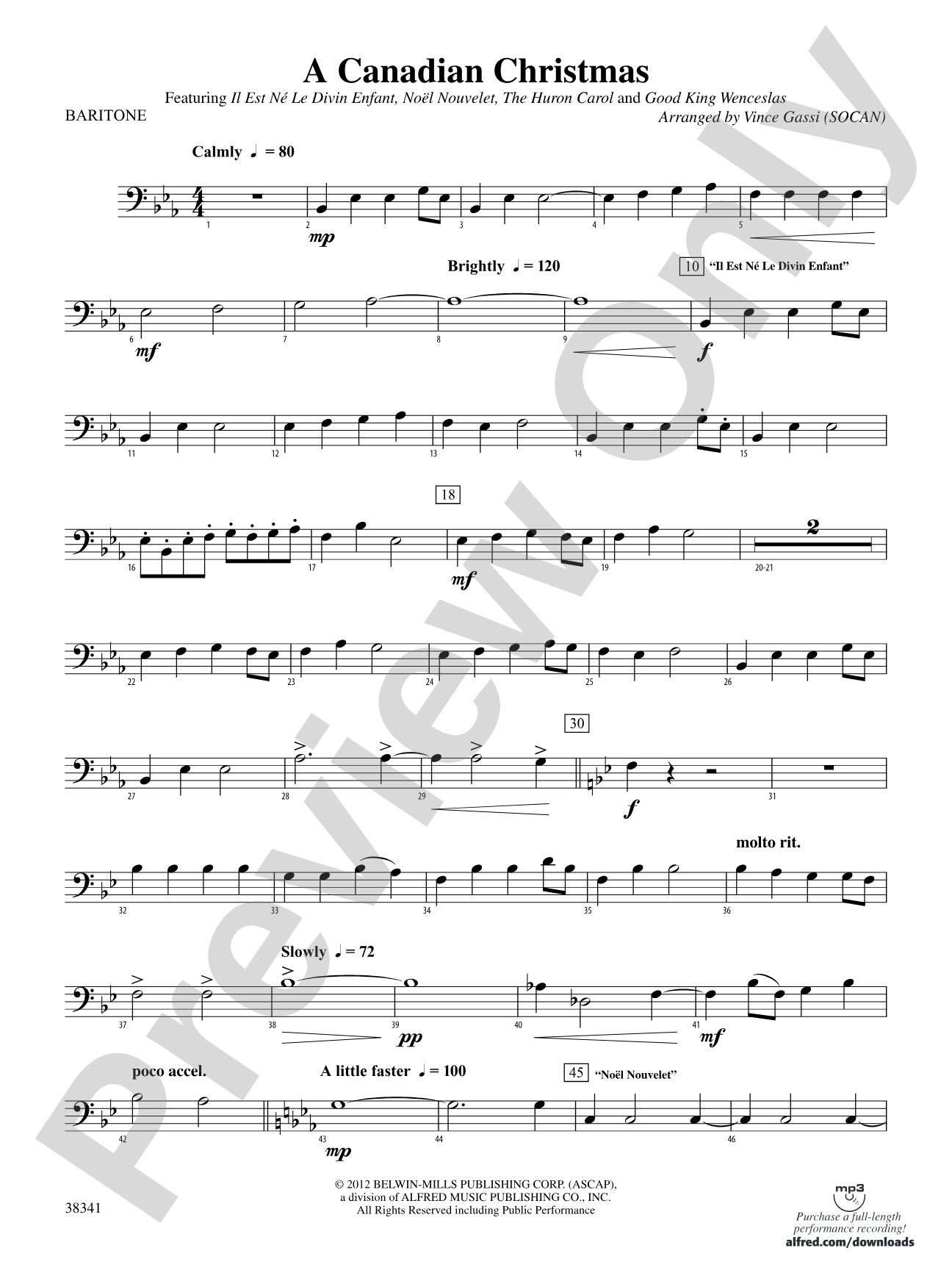 A Canadian Christmas: Baritone B.C.
