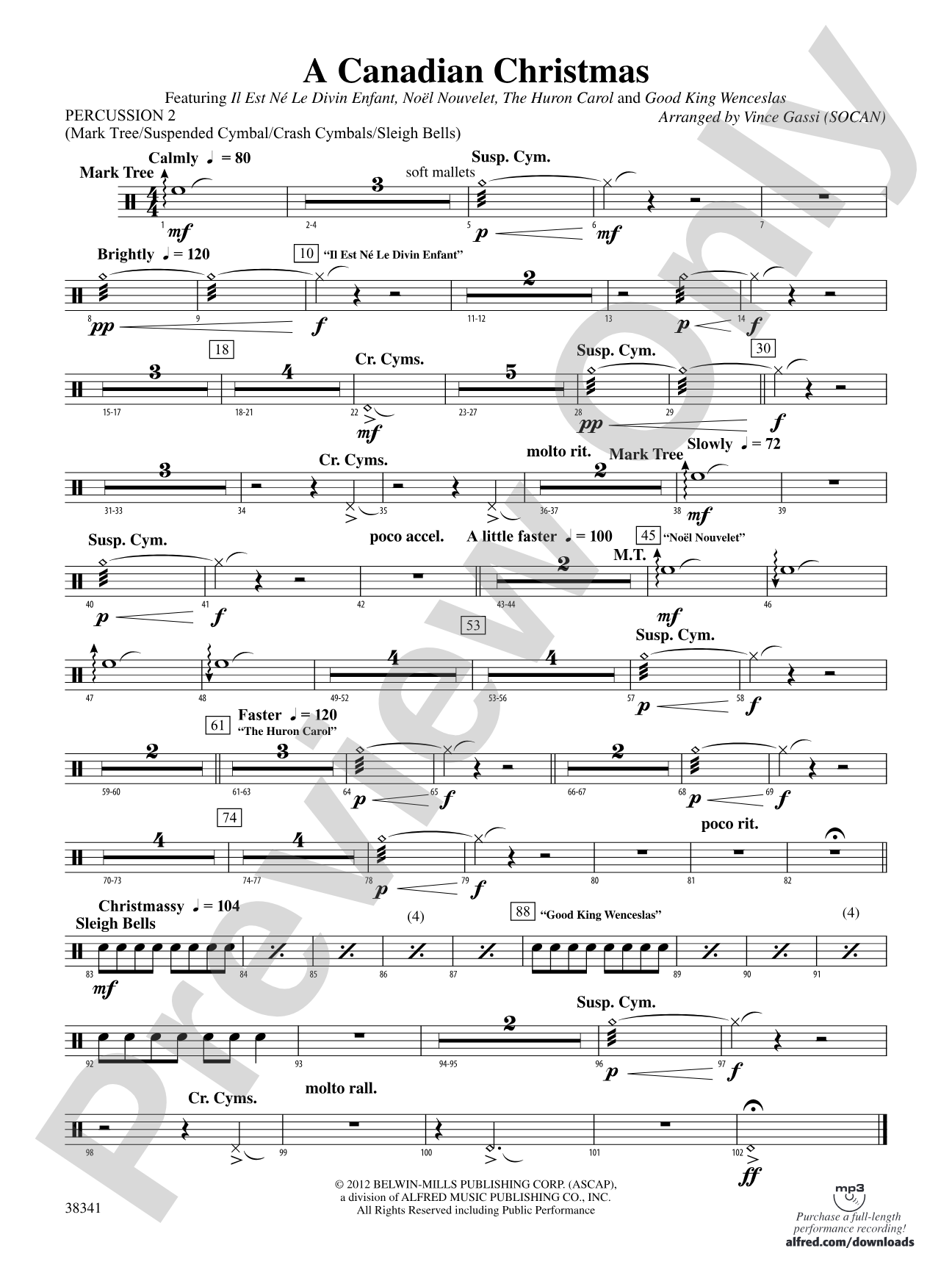 A Canadian Christmas: 2nd Percussion
