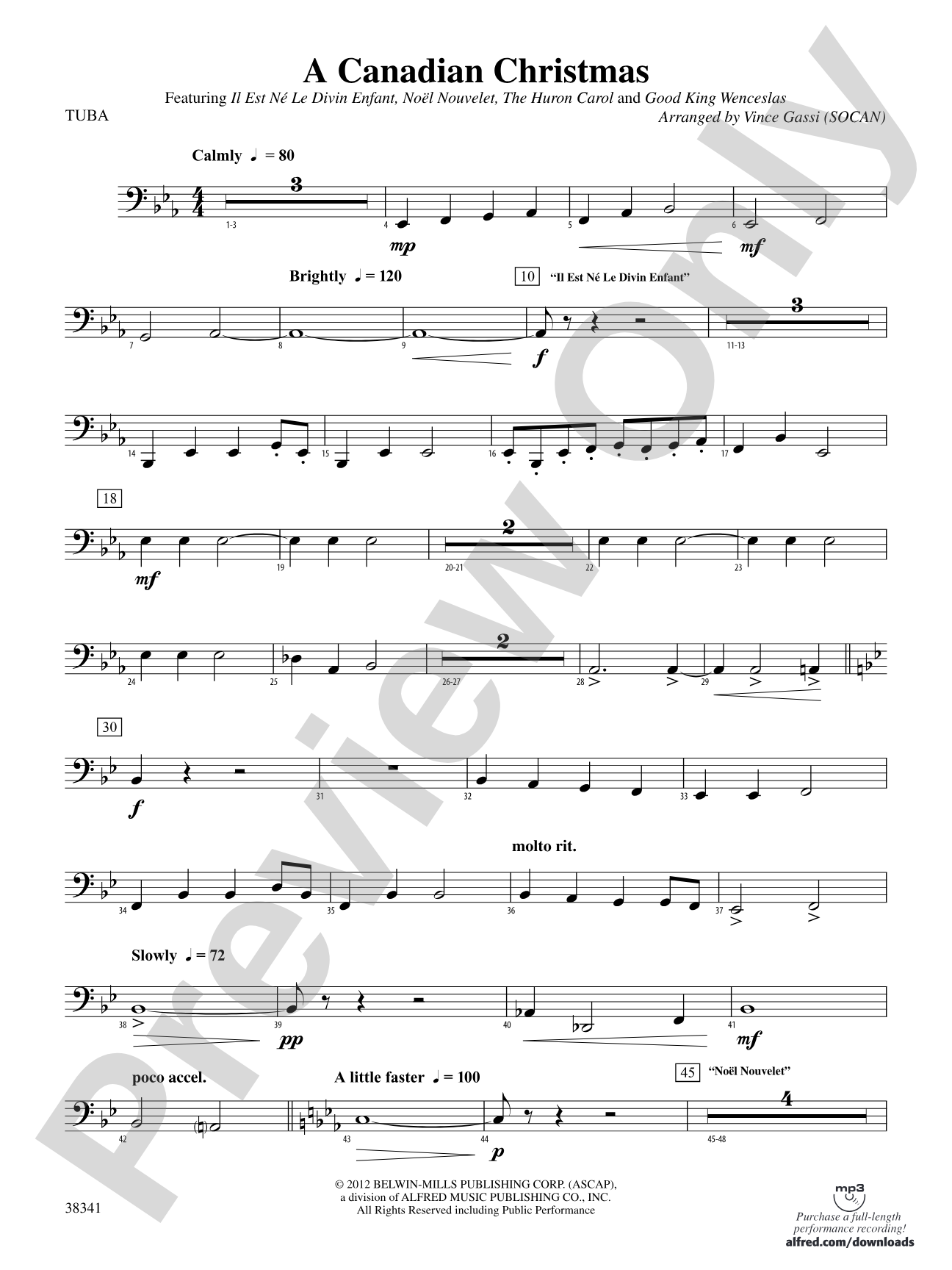 A Canadian Christmas: Tuba