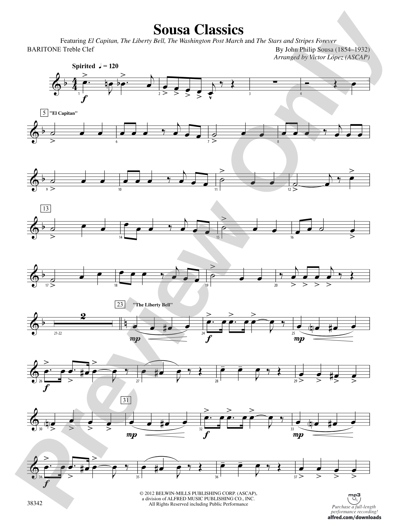 Sousa Classics: Baritone T.C.