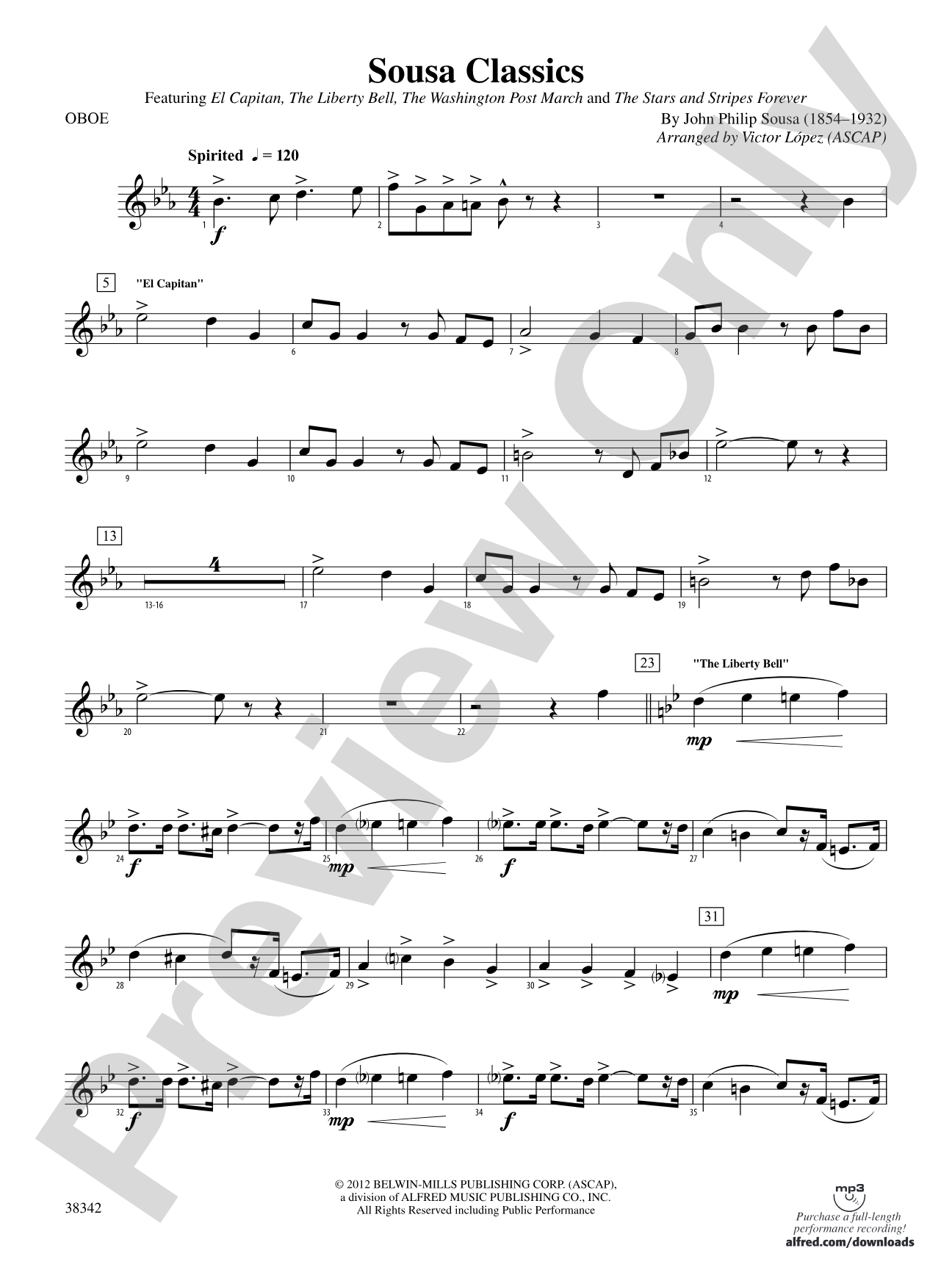 Sousa Classics: Oboe