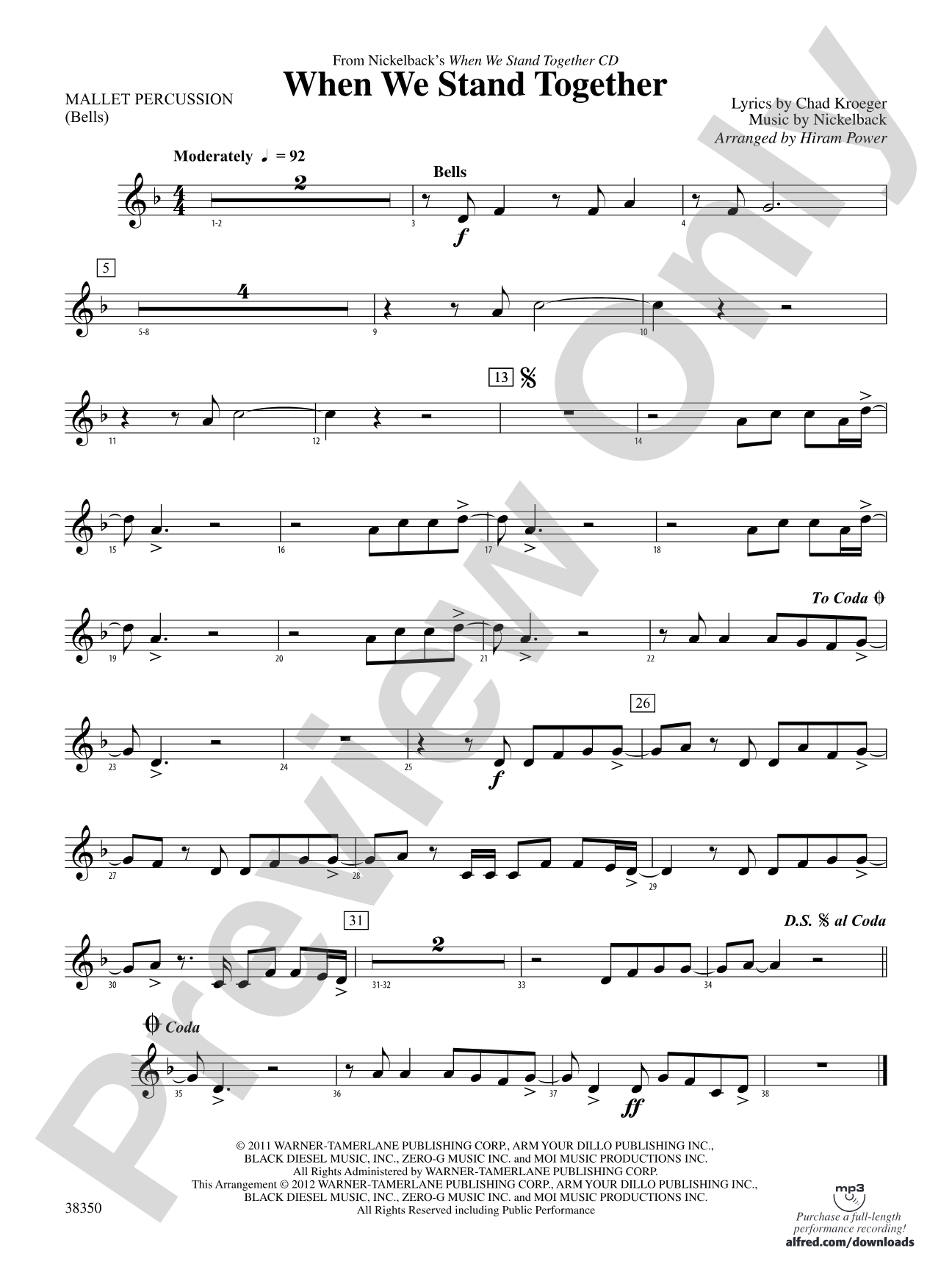 When We Stand Together: Mallets