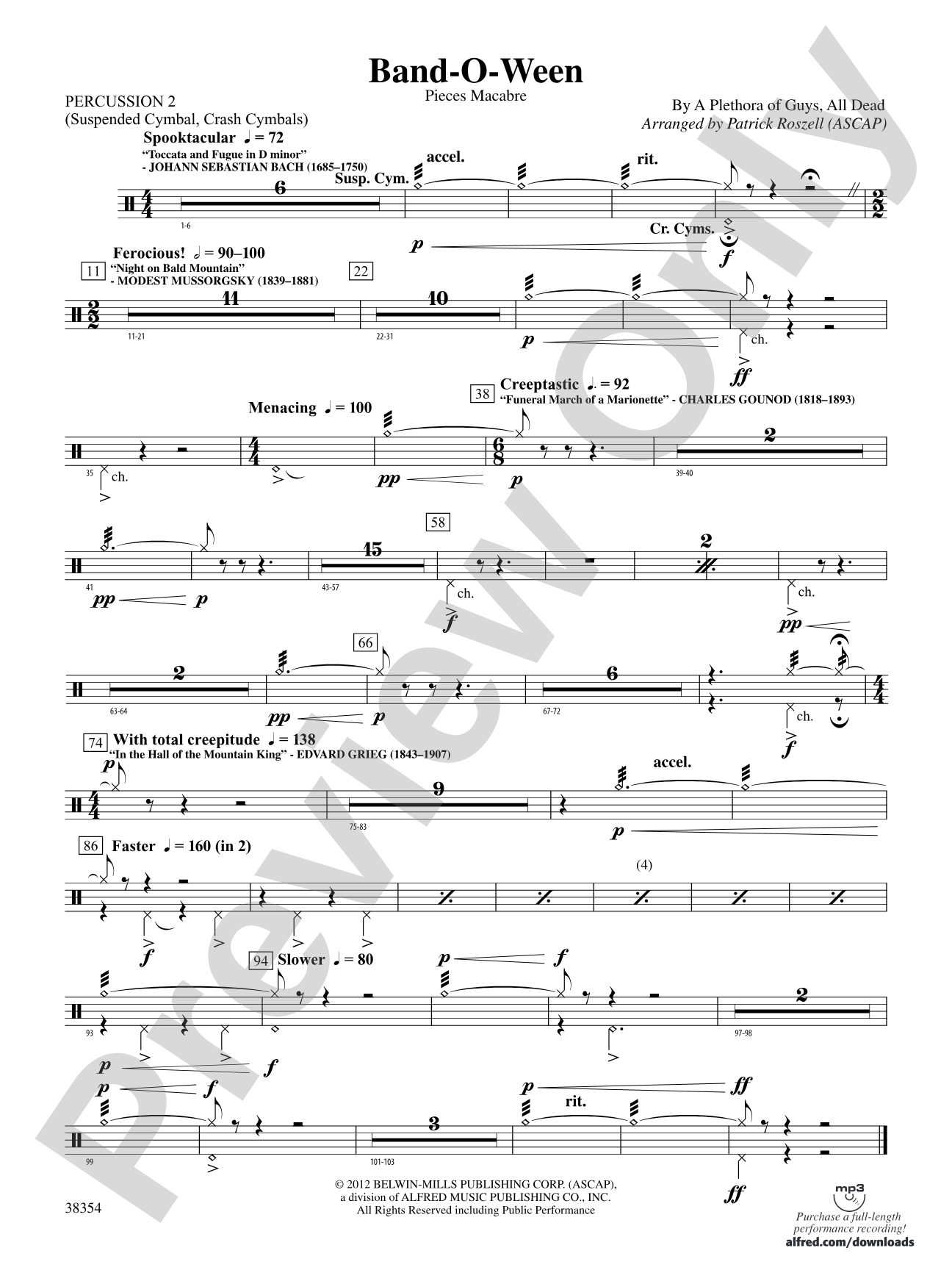 Band-O-Ween: 2nd Percussion