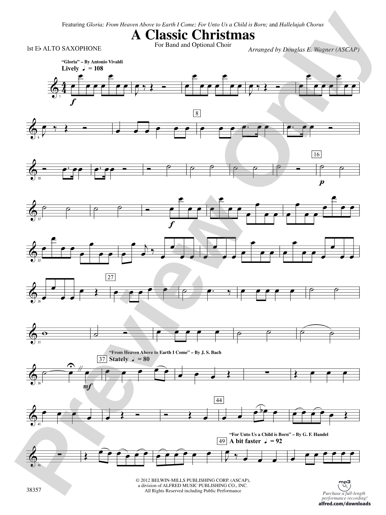 A Classic Christmas: E-flat Alto Saxophone