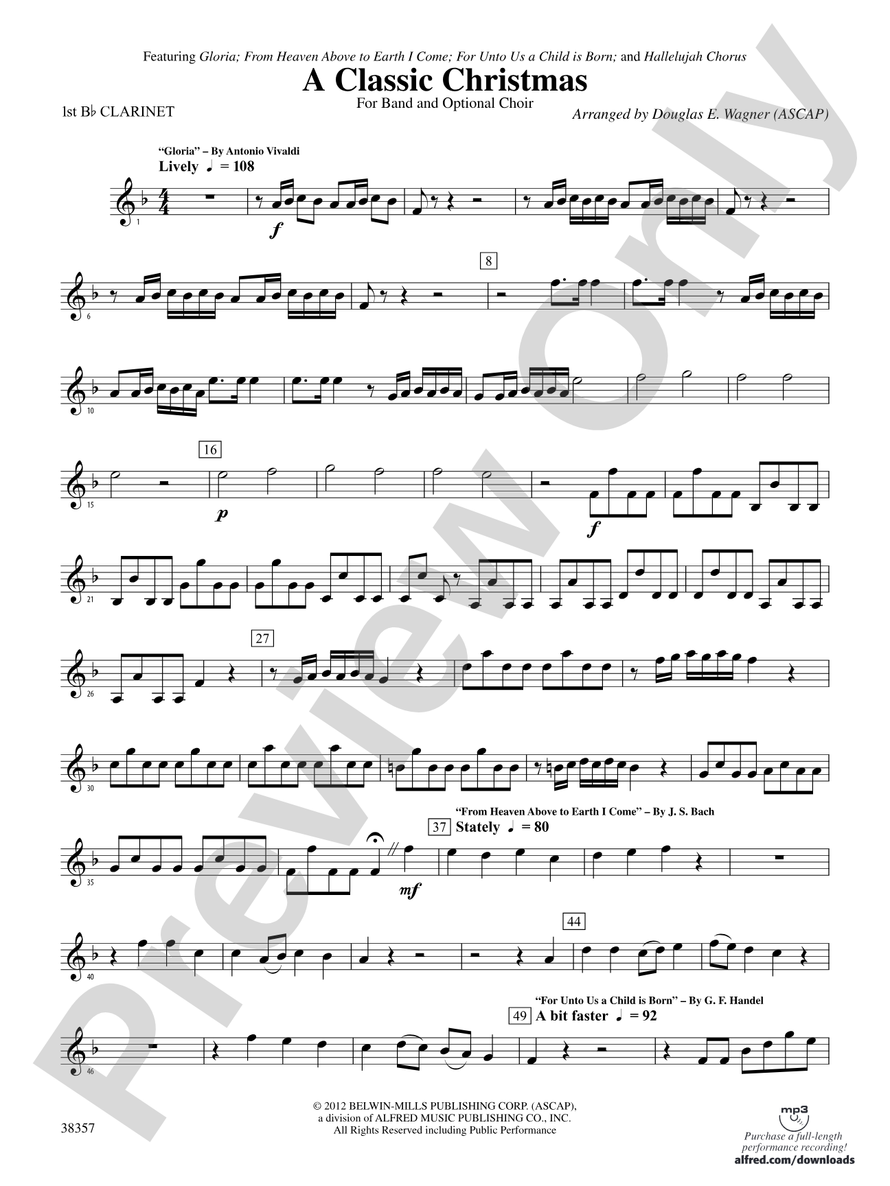 A Classic Christmas: 1st B-flat Clarinet
