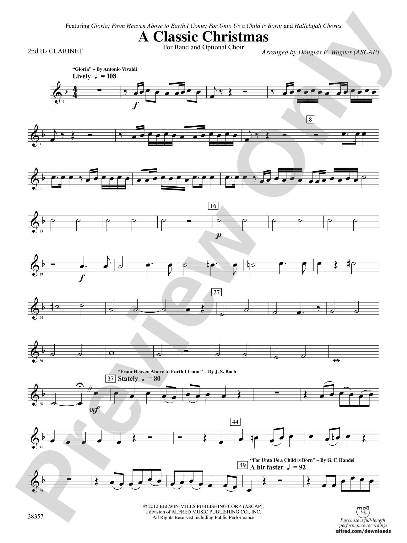 A Classic Christmas: 2nd B-flat Clarinet