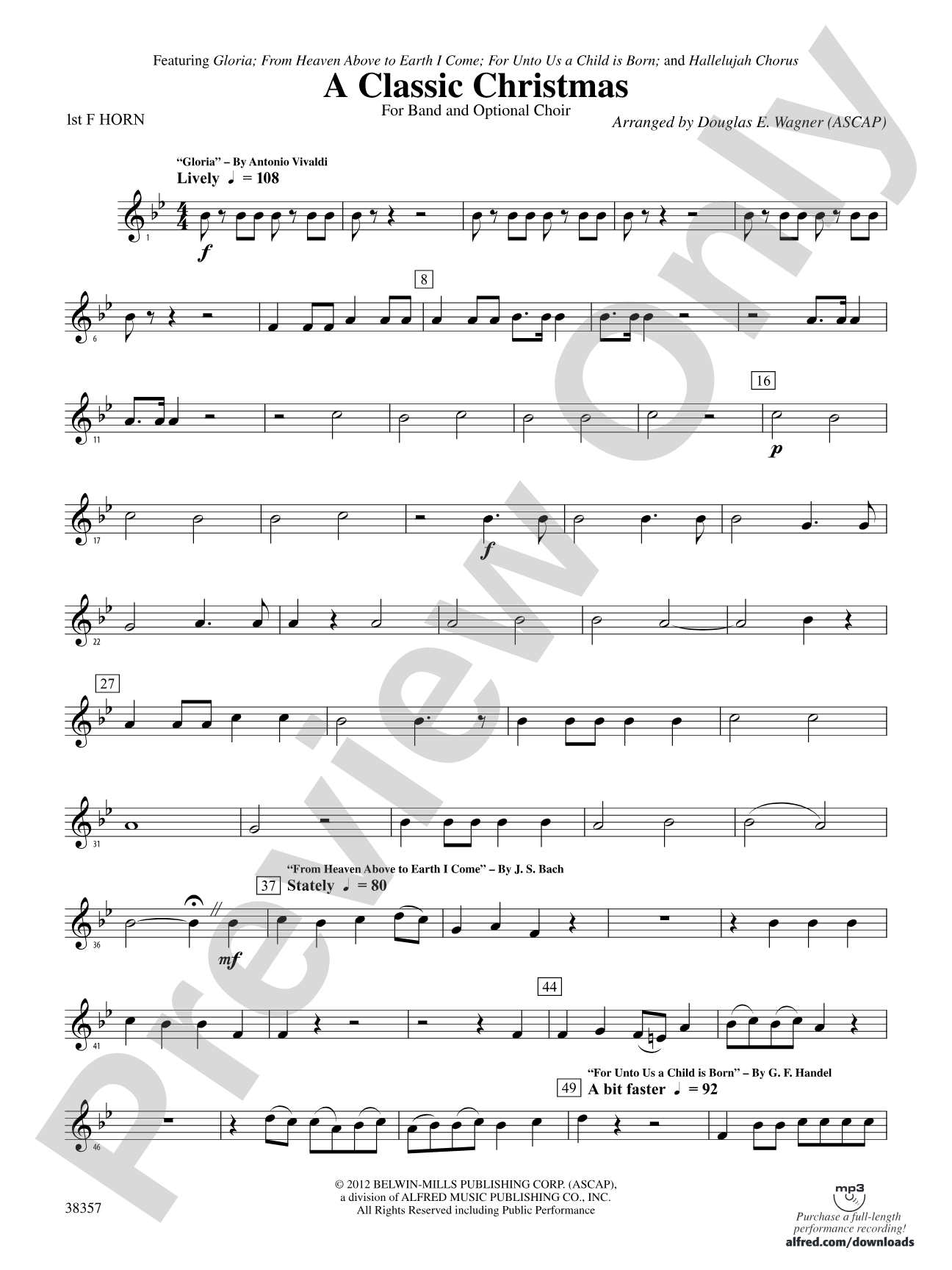 A Classic Christmas: 1st F Horn