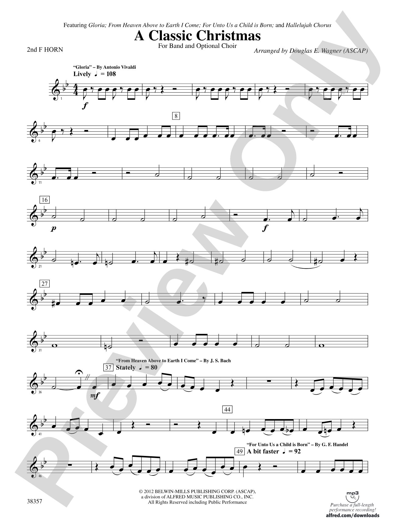 A Classic Christmas: 2nd F Horn