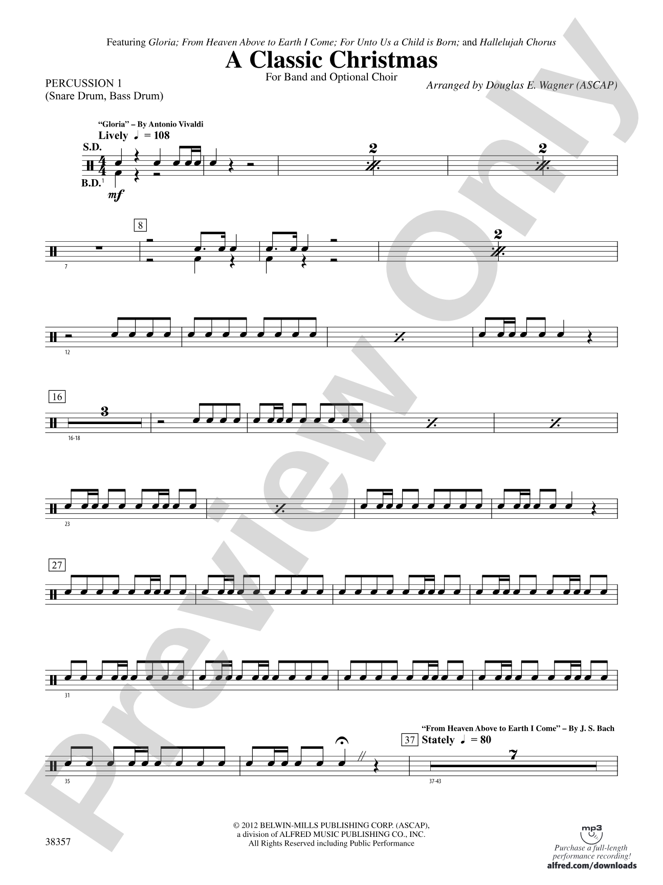 A Classic Christmas: 1st Percussion