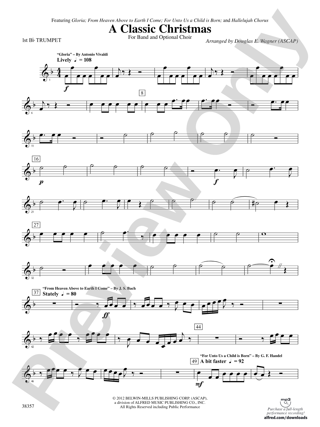 A Classic Christmas: 1st B-flat Trumpet