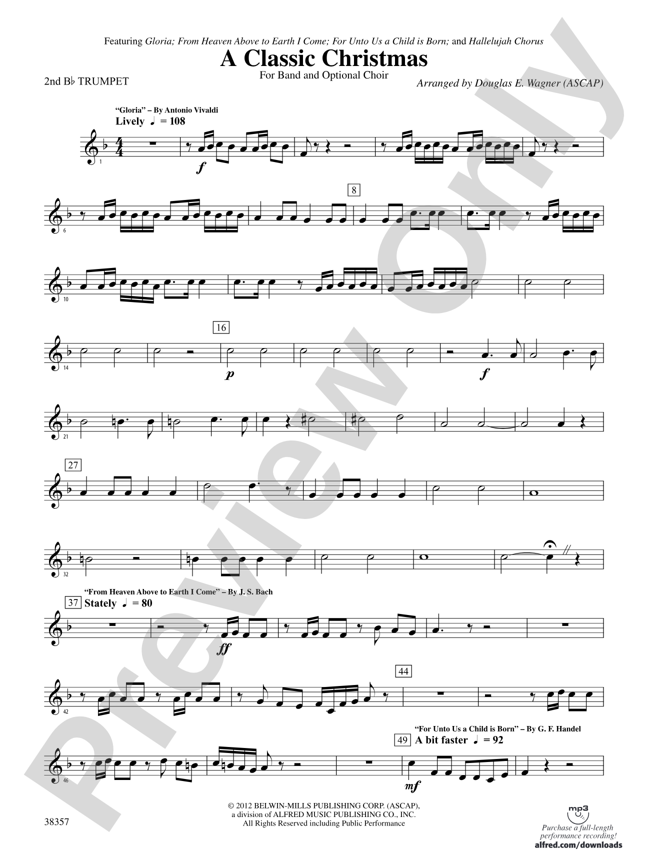 A Classic Christmas: 2nd B-flat Trumpet