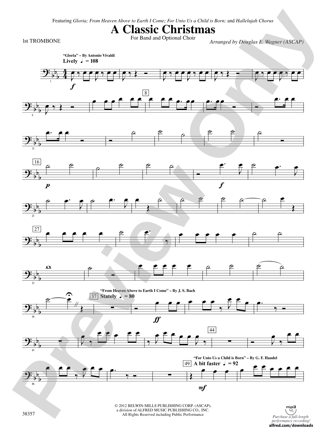 A Classic Christmas: 1st Trombone