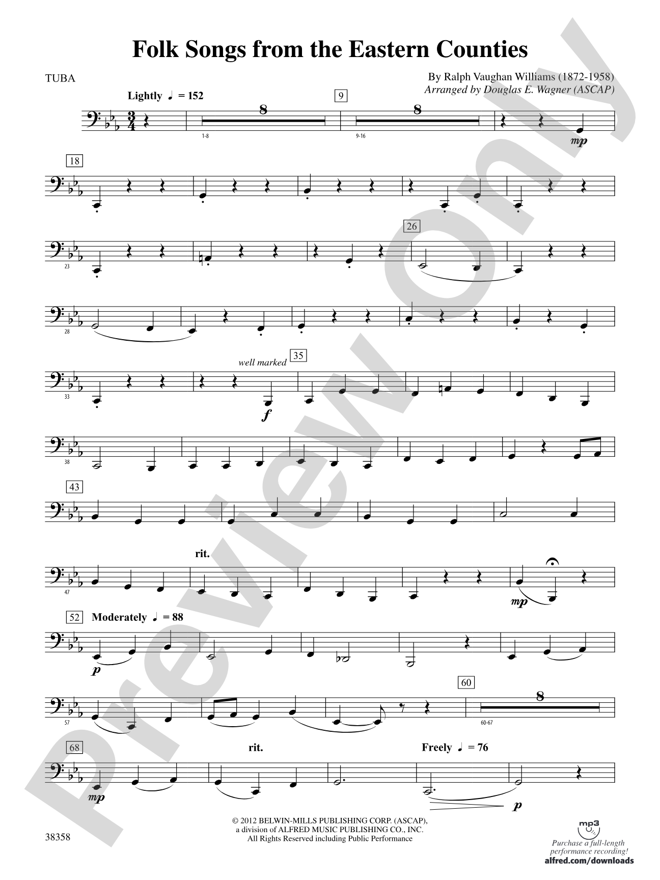 Folksongs from the Eastern Counties: Tuba