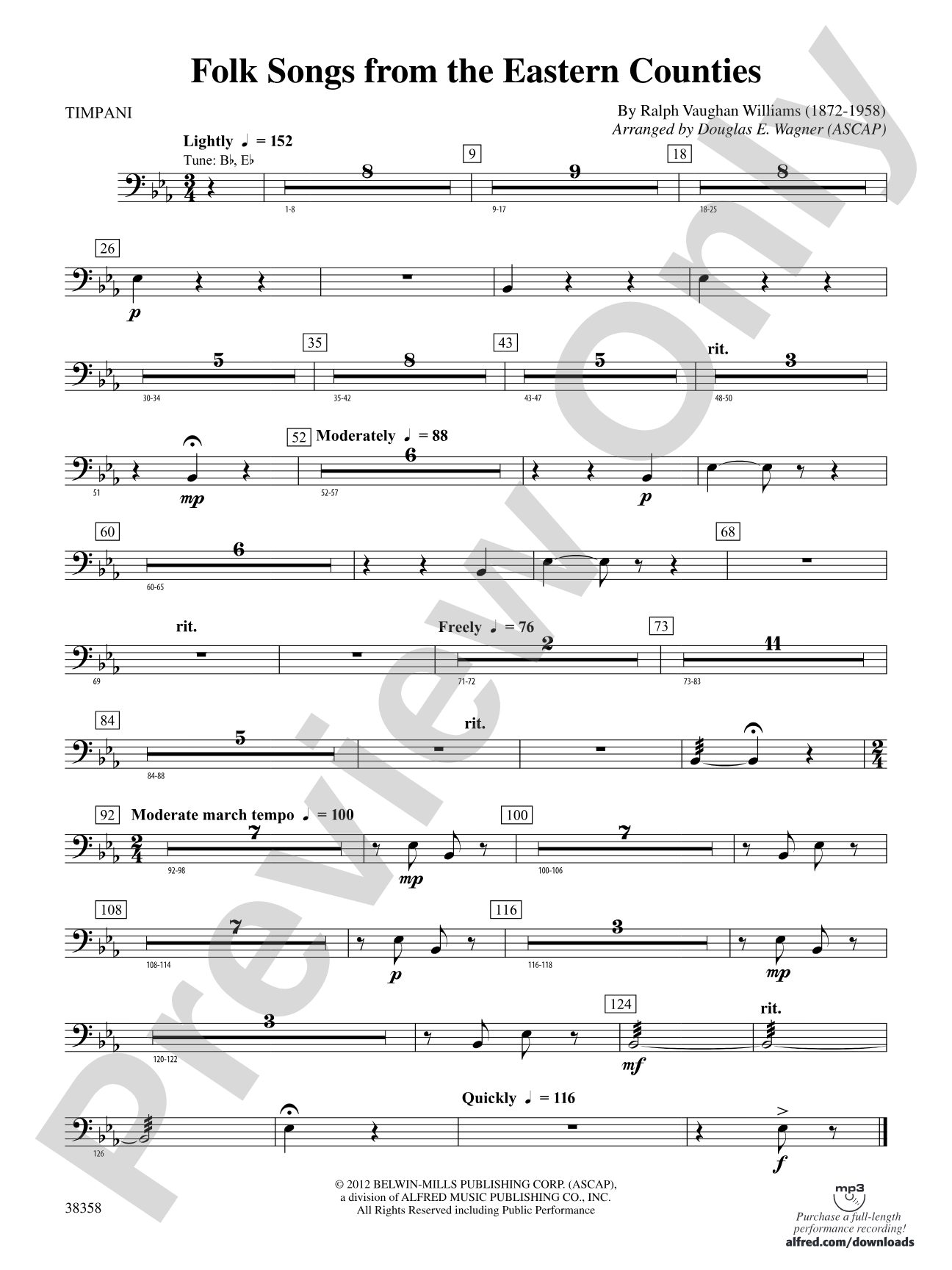 Folksongs from the Eastern Counties: Timpani