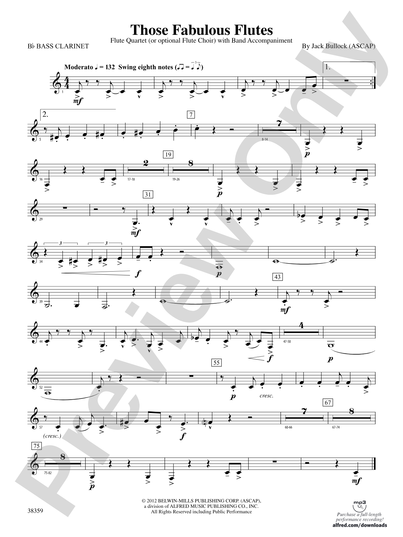 Those Fabulous Flutes: B-flat Bass Clarinet