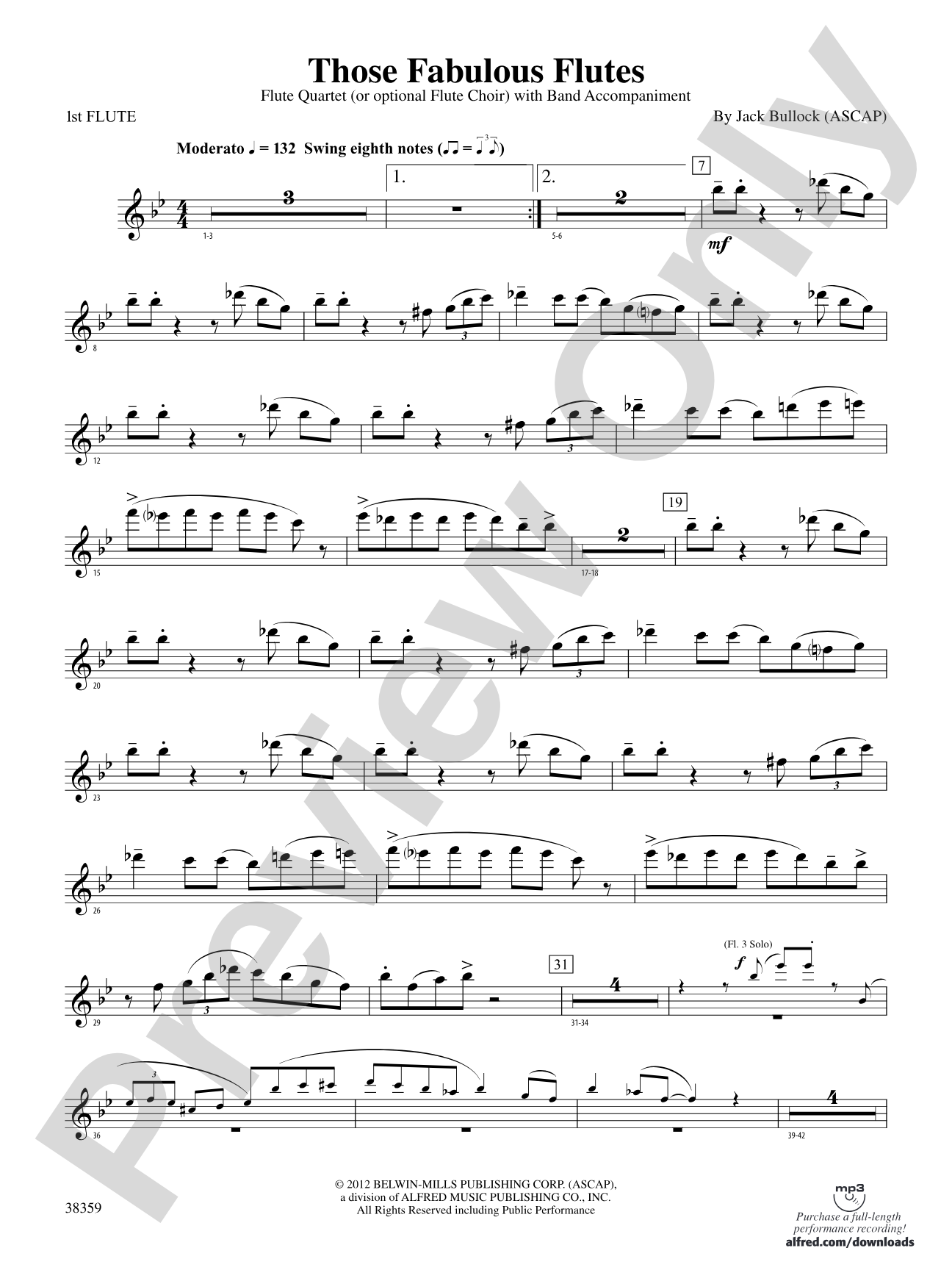 Those Fabulous Flutes: Flute