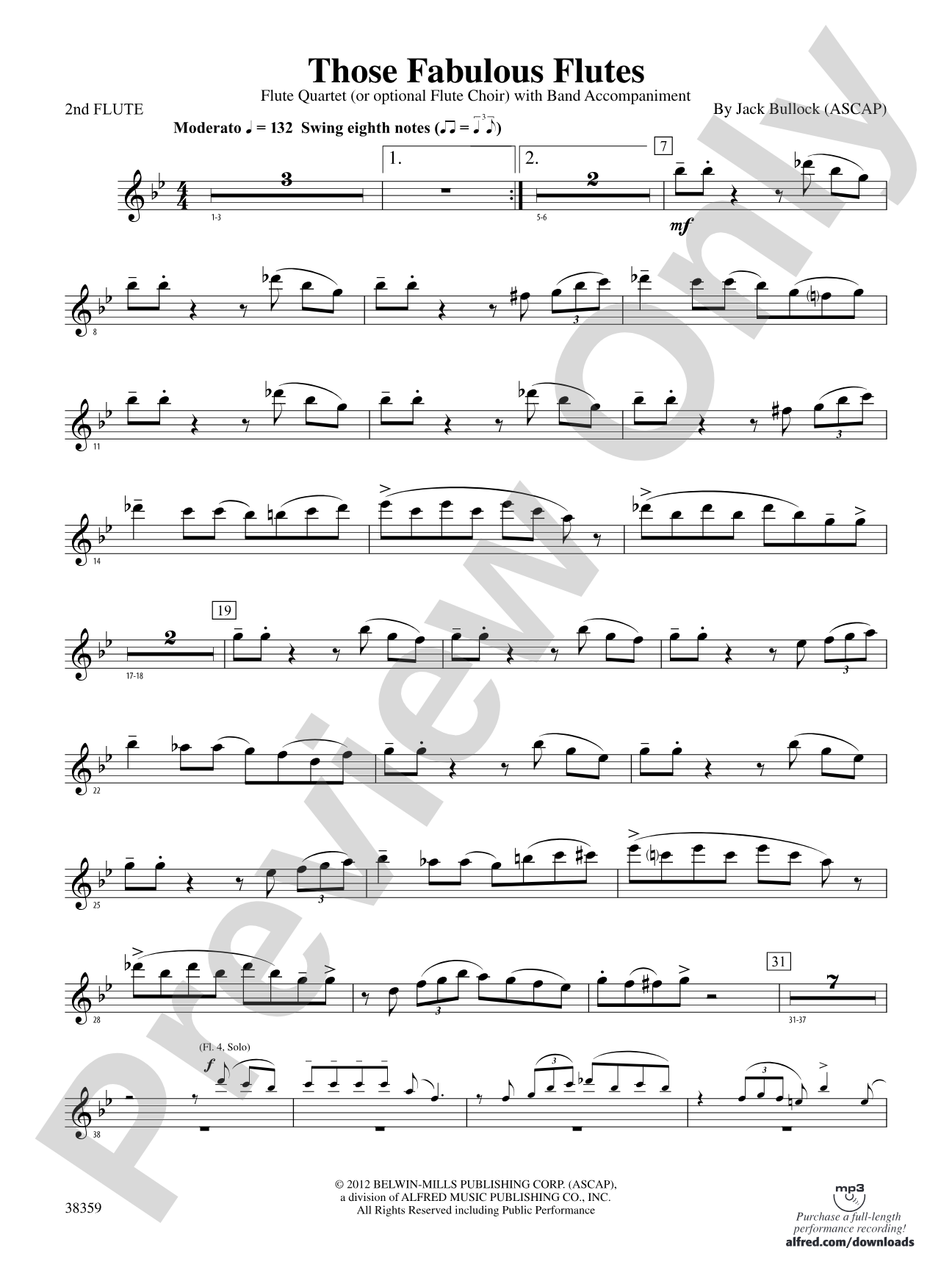 Those Fabulous Flutes: 2nd Flute