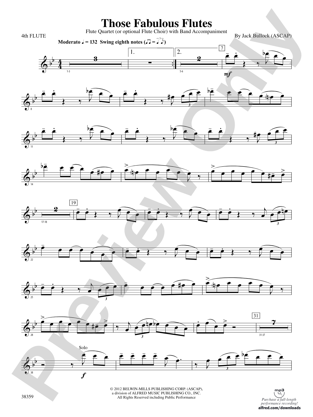 Those Fabulous Flutes: 4th Flute