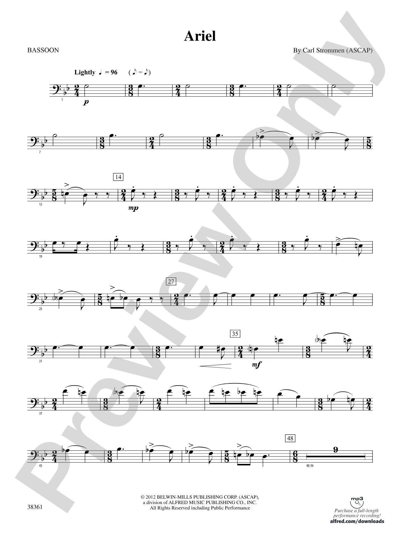 Ariel: Bassoon