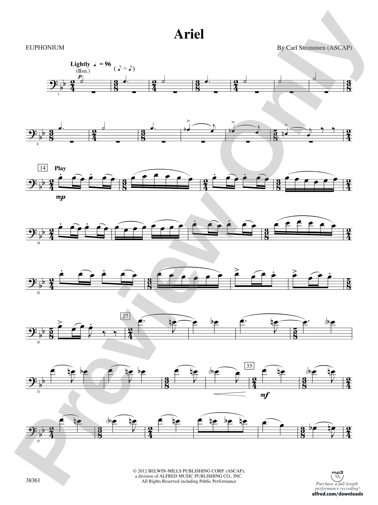 Ariel: Baritone B.C.