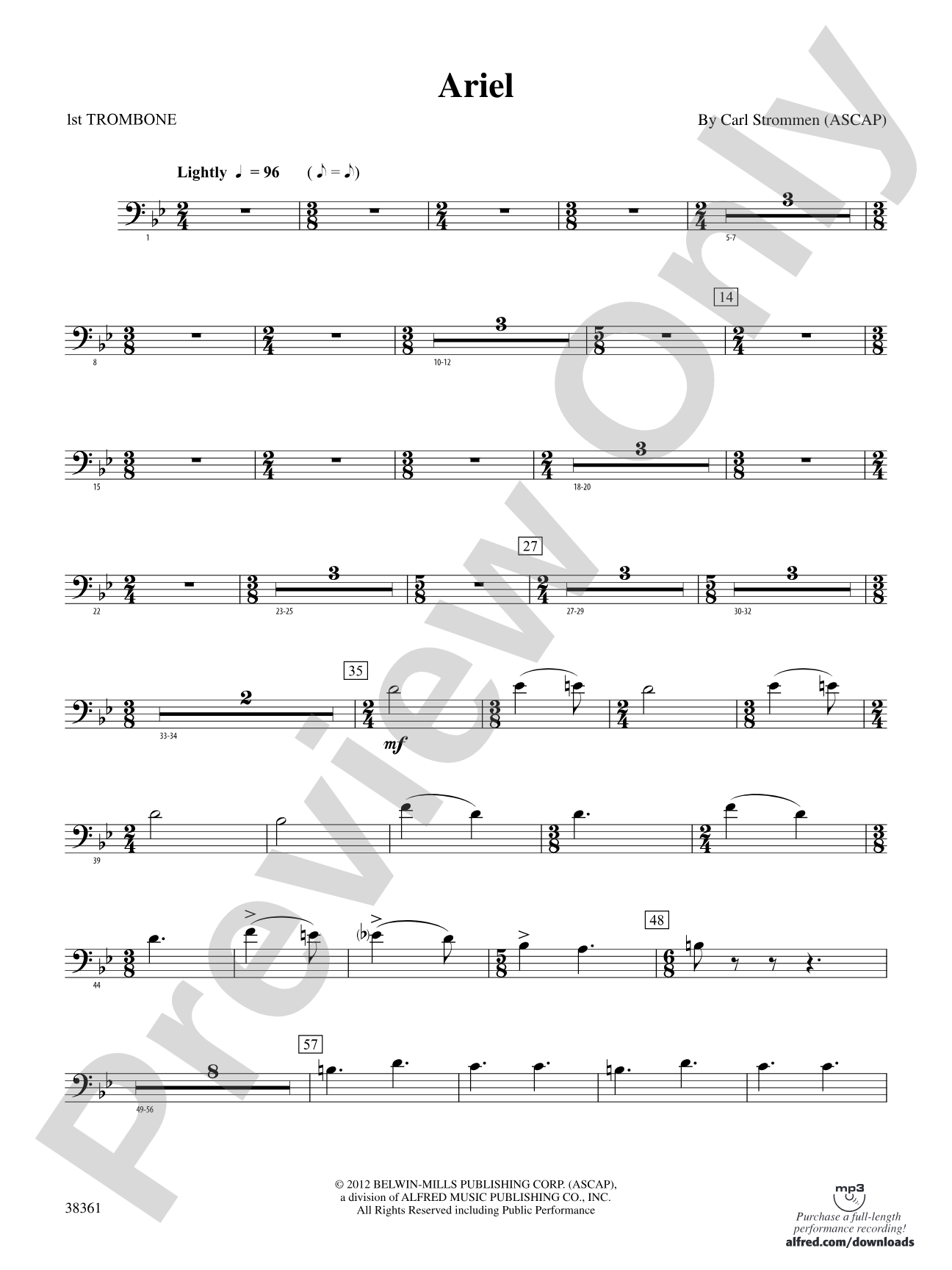 Ariel: 1st Trombone