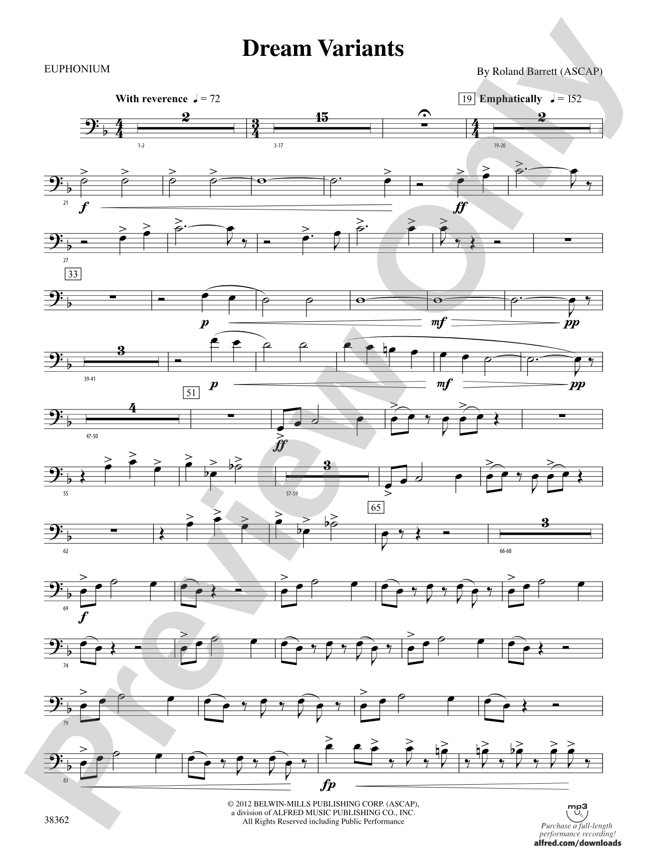Dream Variants: Baritone B.C.
