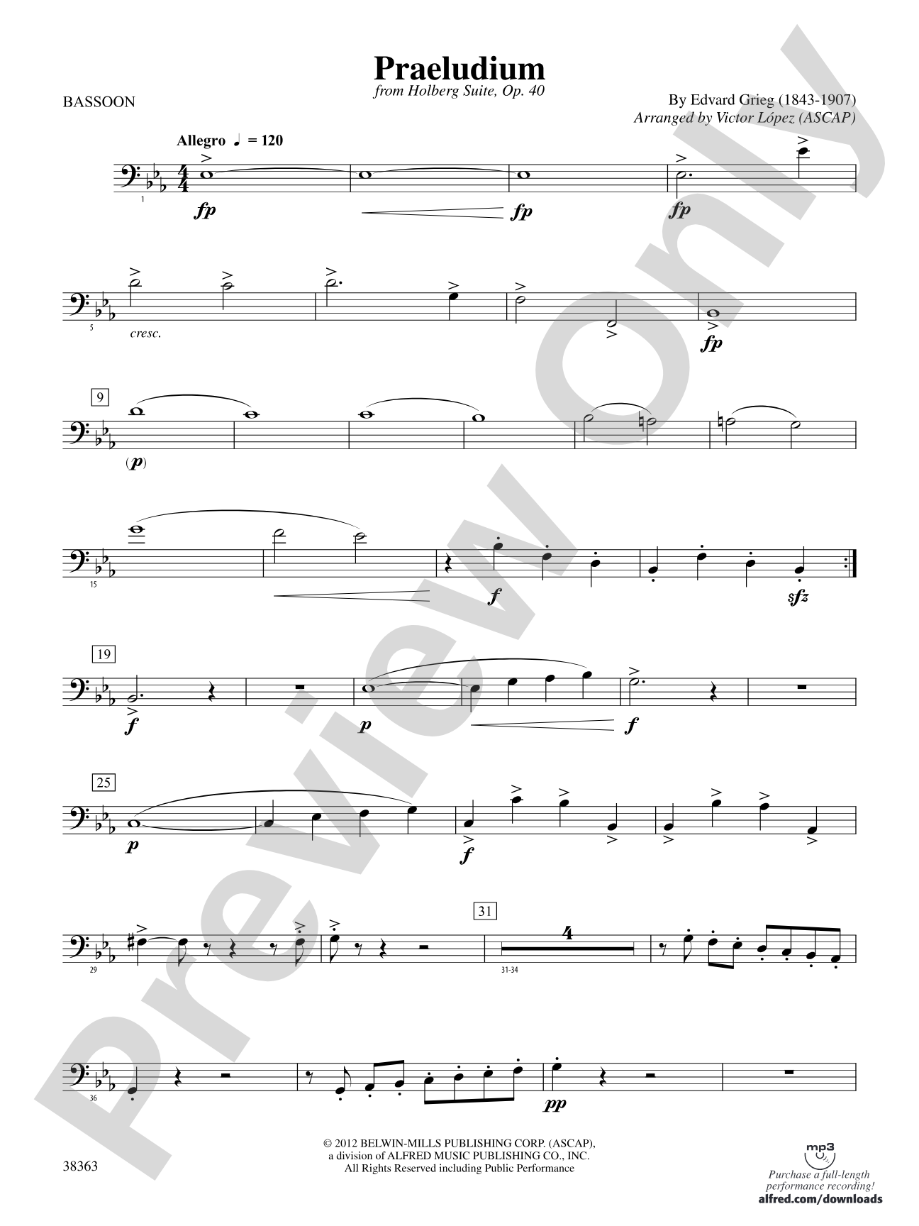 Praeludium: Bassoon