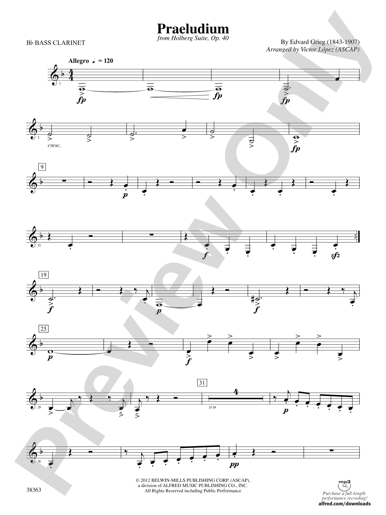Praeludium: B-flat Bass Clarinet