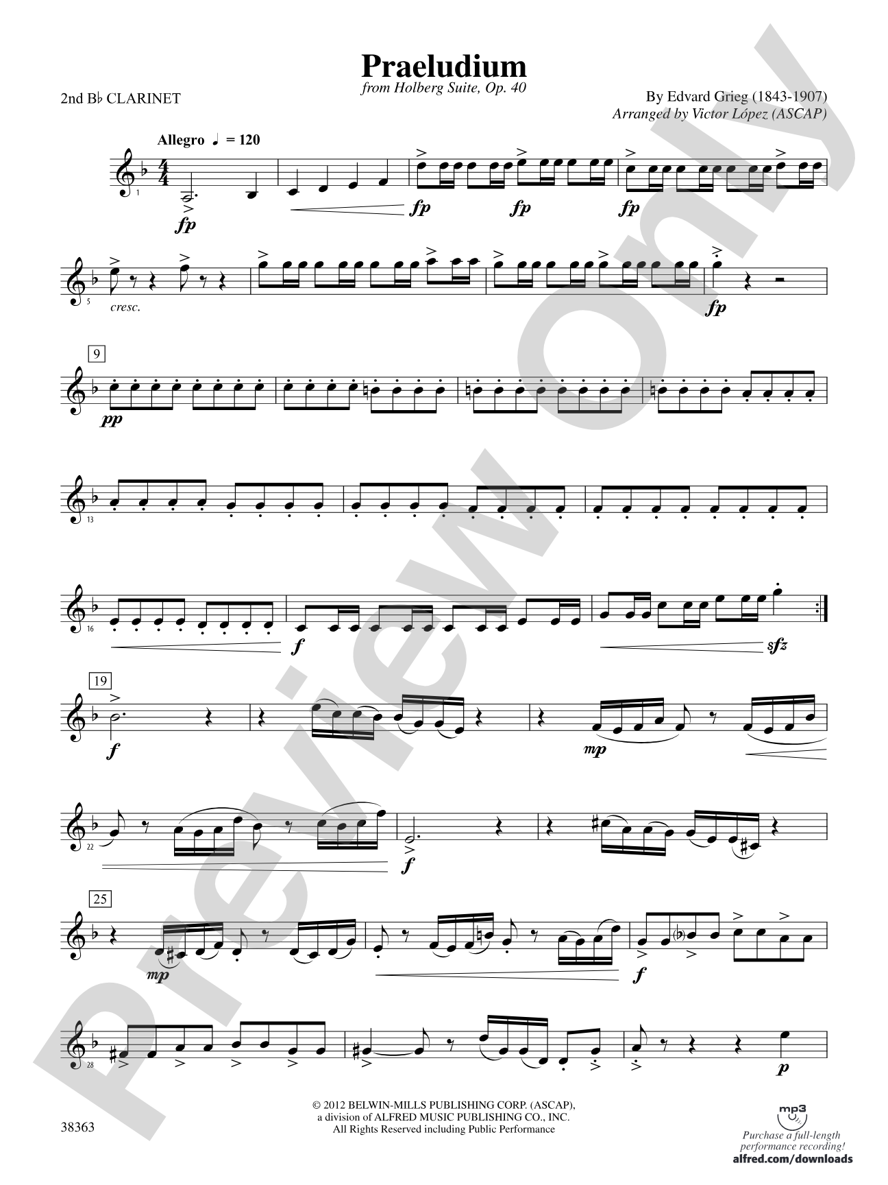 Praeludium: 2nd B-flat Clarinet