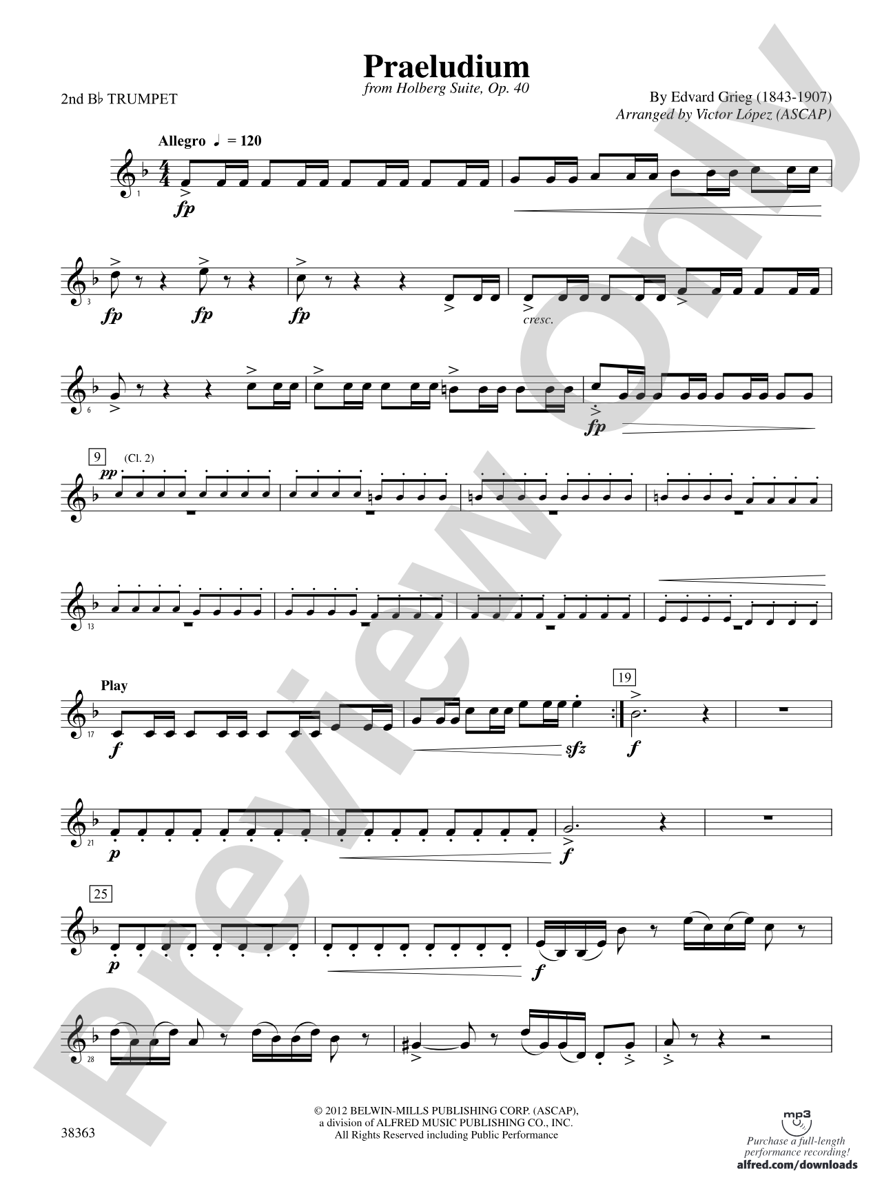 Praeludium: 2nd B-flat Trumpet