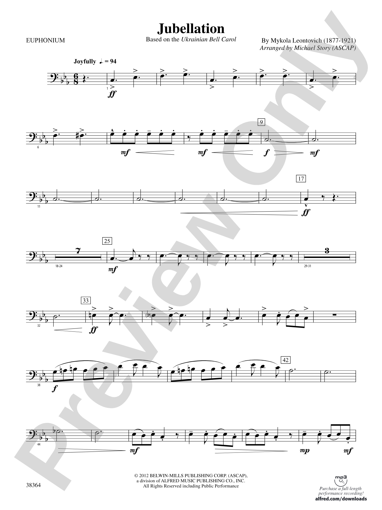 Jubellation: Baritone B.C.