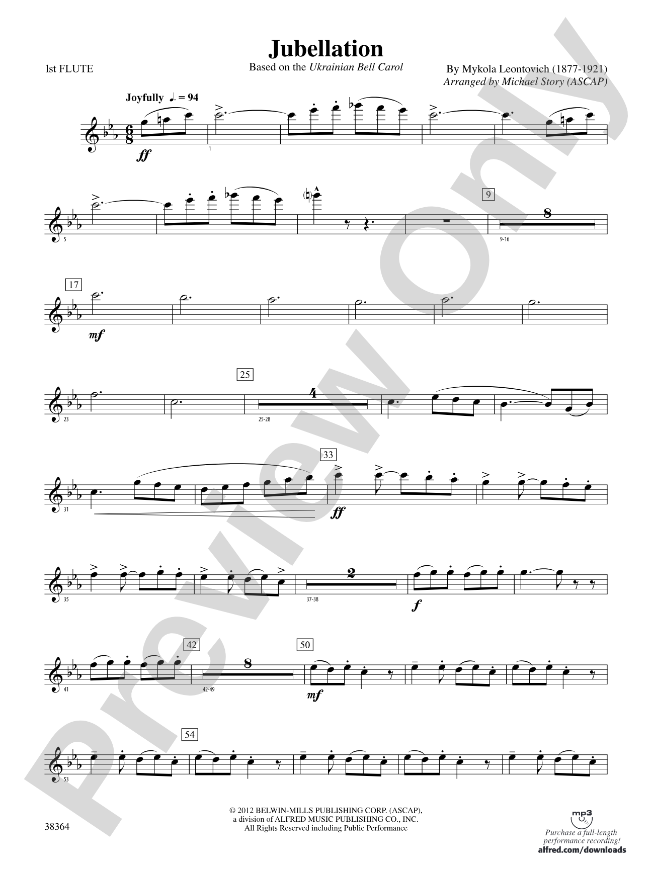 Jubellation: Flute