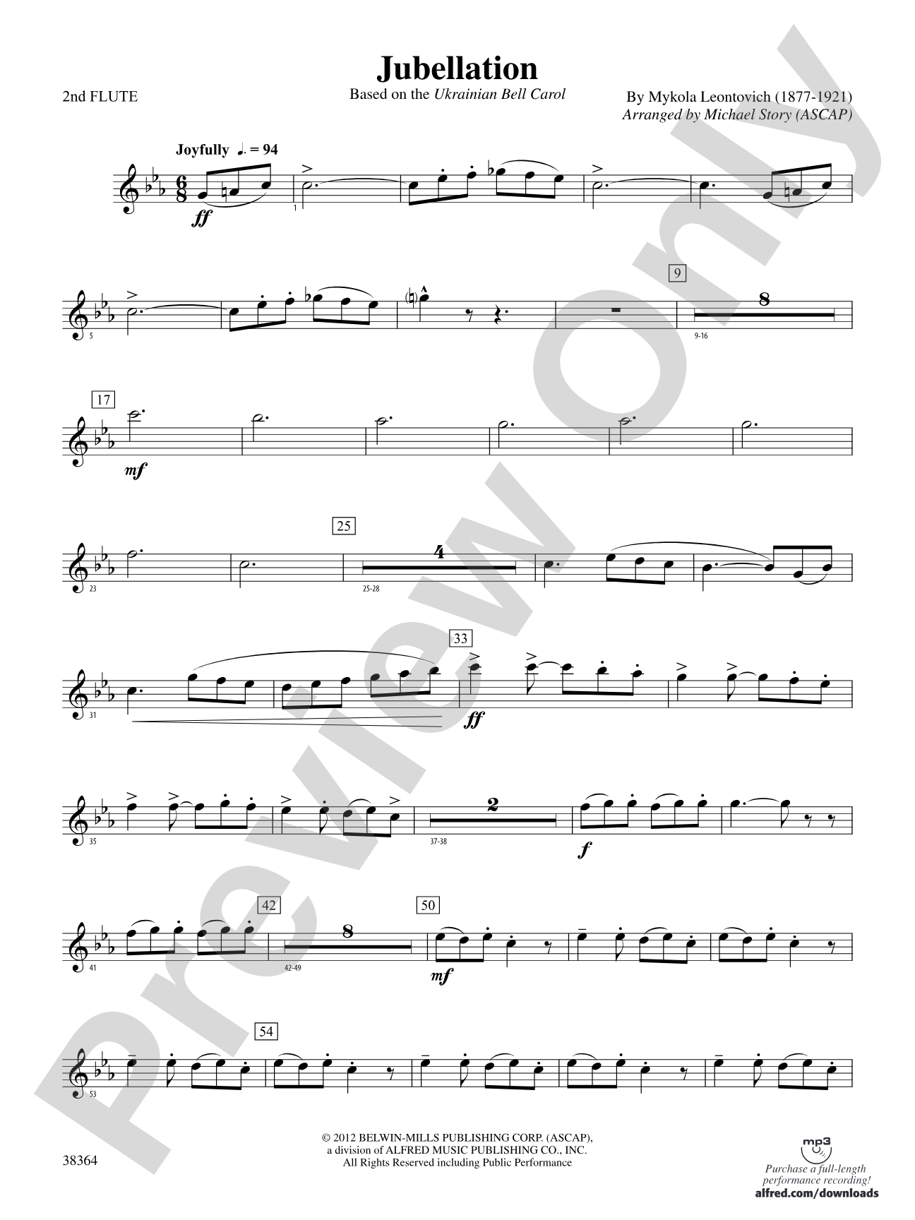 Jubellation: 2nd Flute