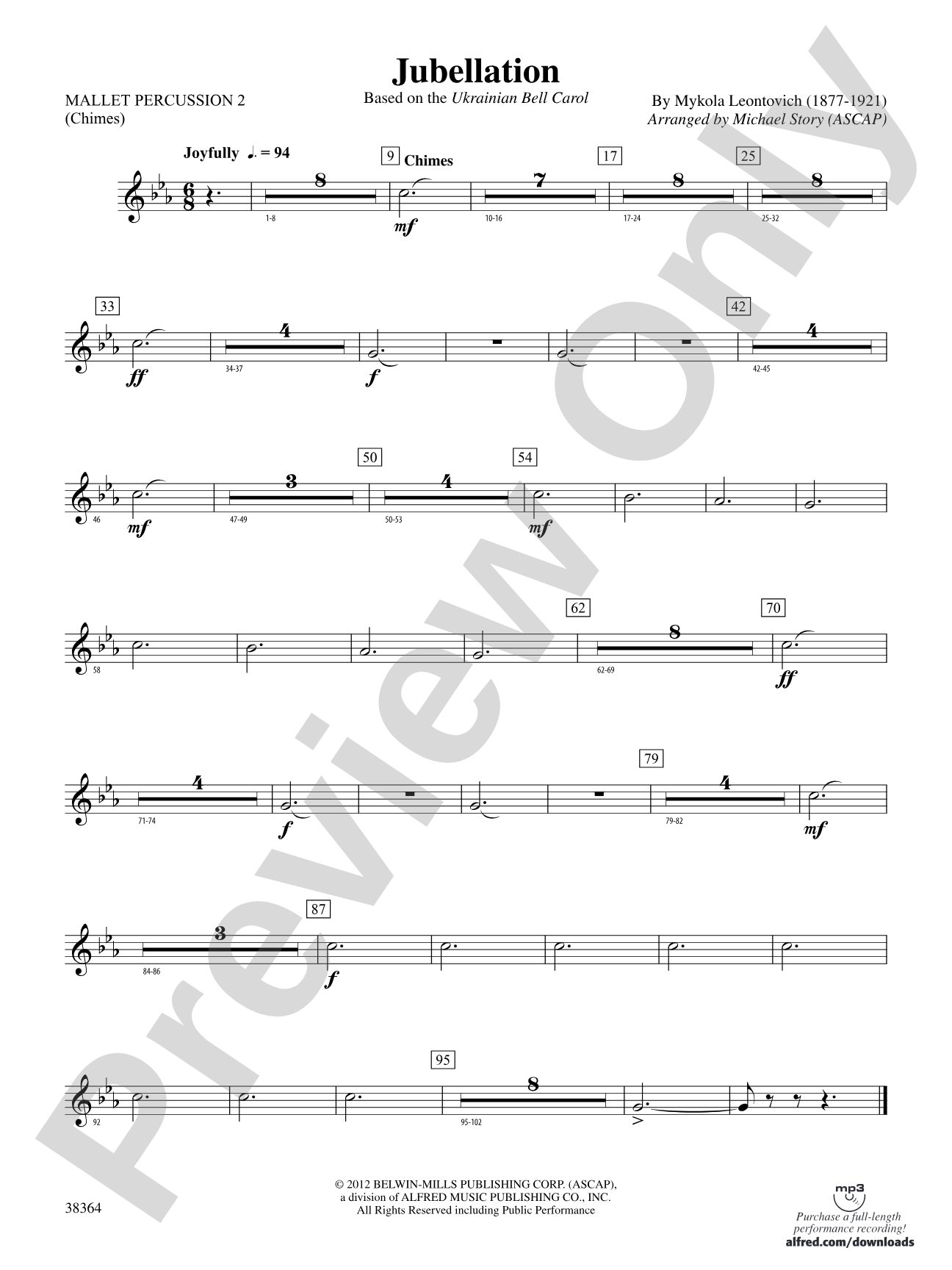 Jubellation: 2nd Mallet Percussion