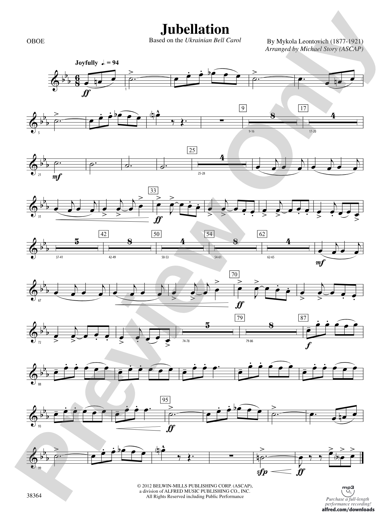 Jubellation: Oboe