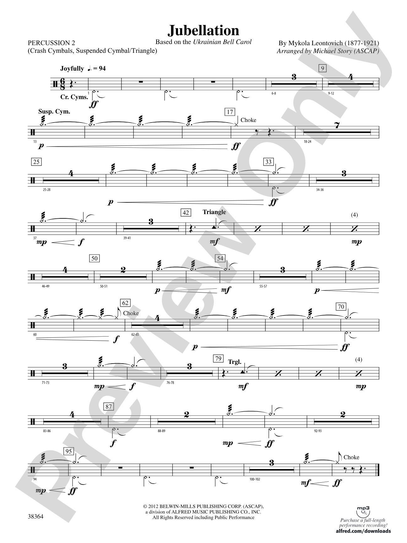 Jubellation: 2nd Percussion