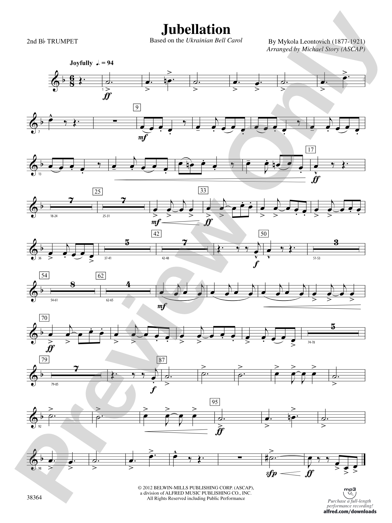 Jubellation: 2nd B-flat Trumpet