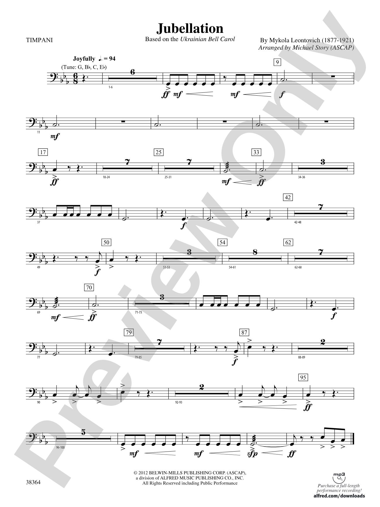 Jubellation: Timpani