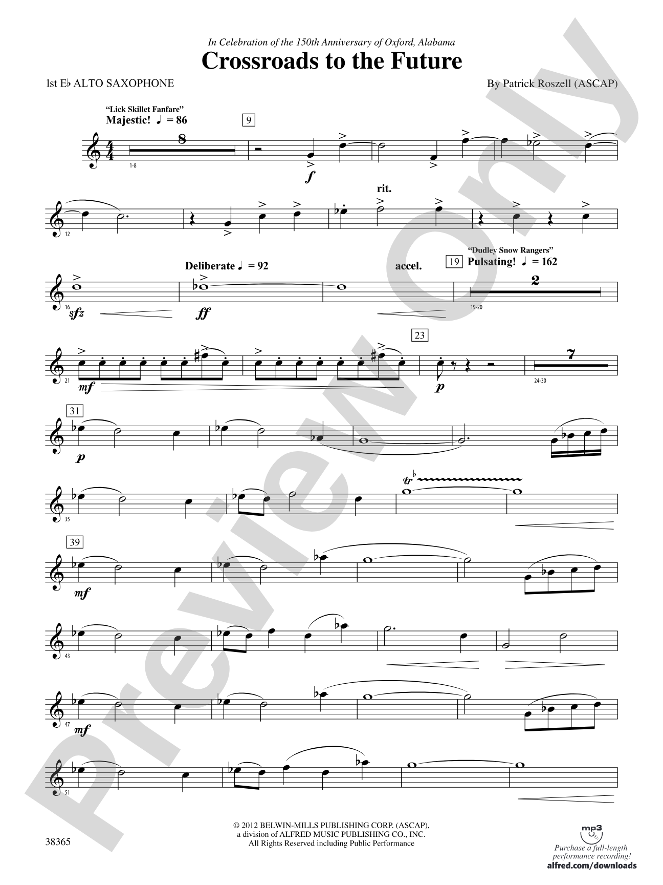 Crossroads to the Future: E-flat Alto Saxophone