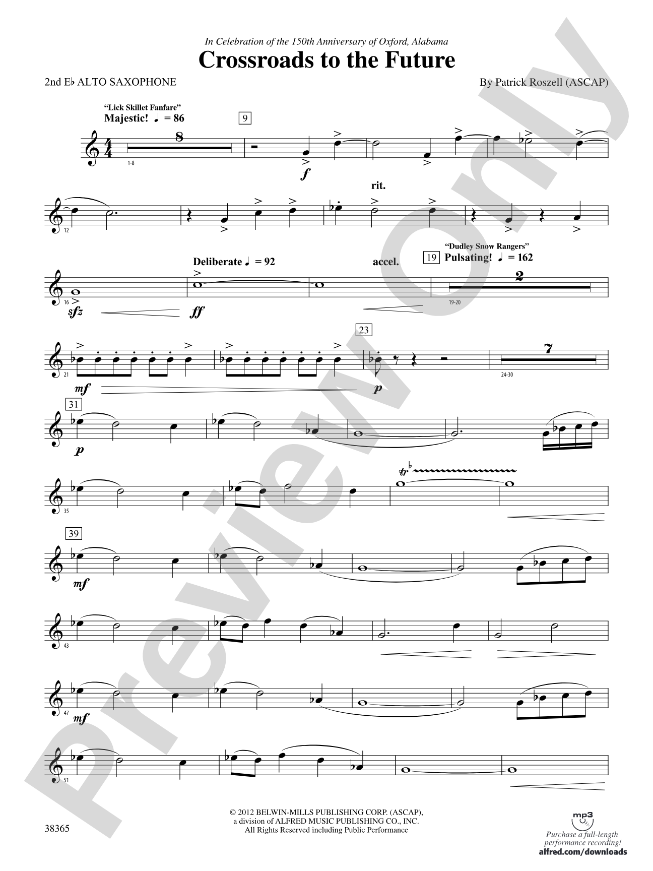 Crossroads to the Future: 2nd E-flat Alto Saxophone