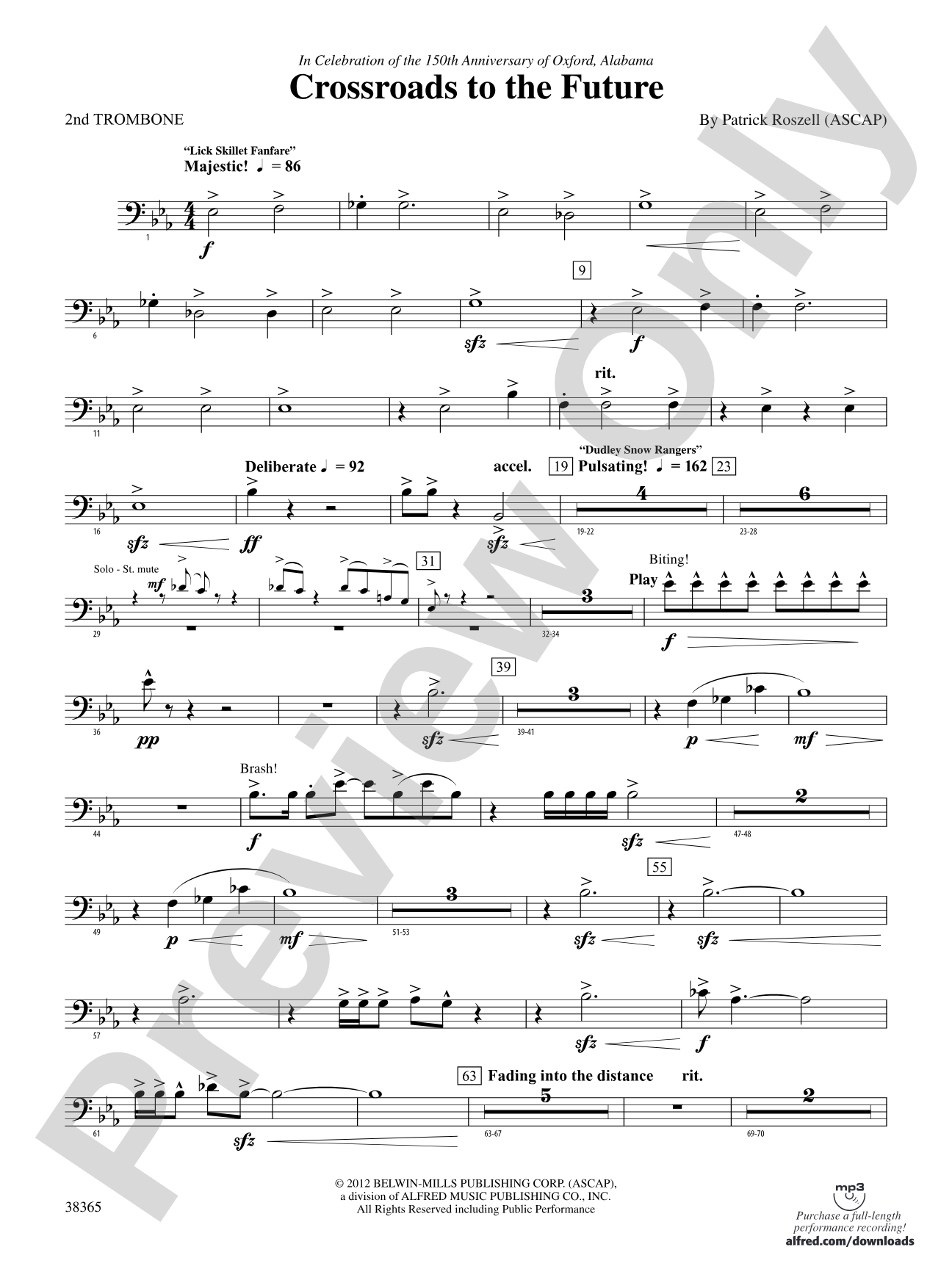 Crossroads to the Future: 2nd Trombone