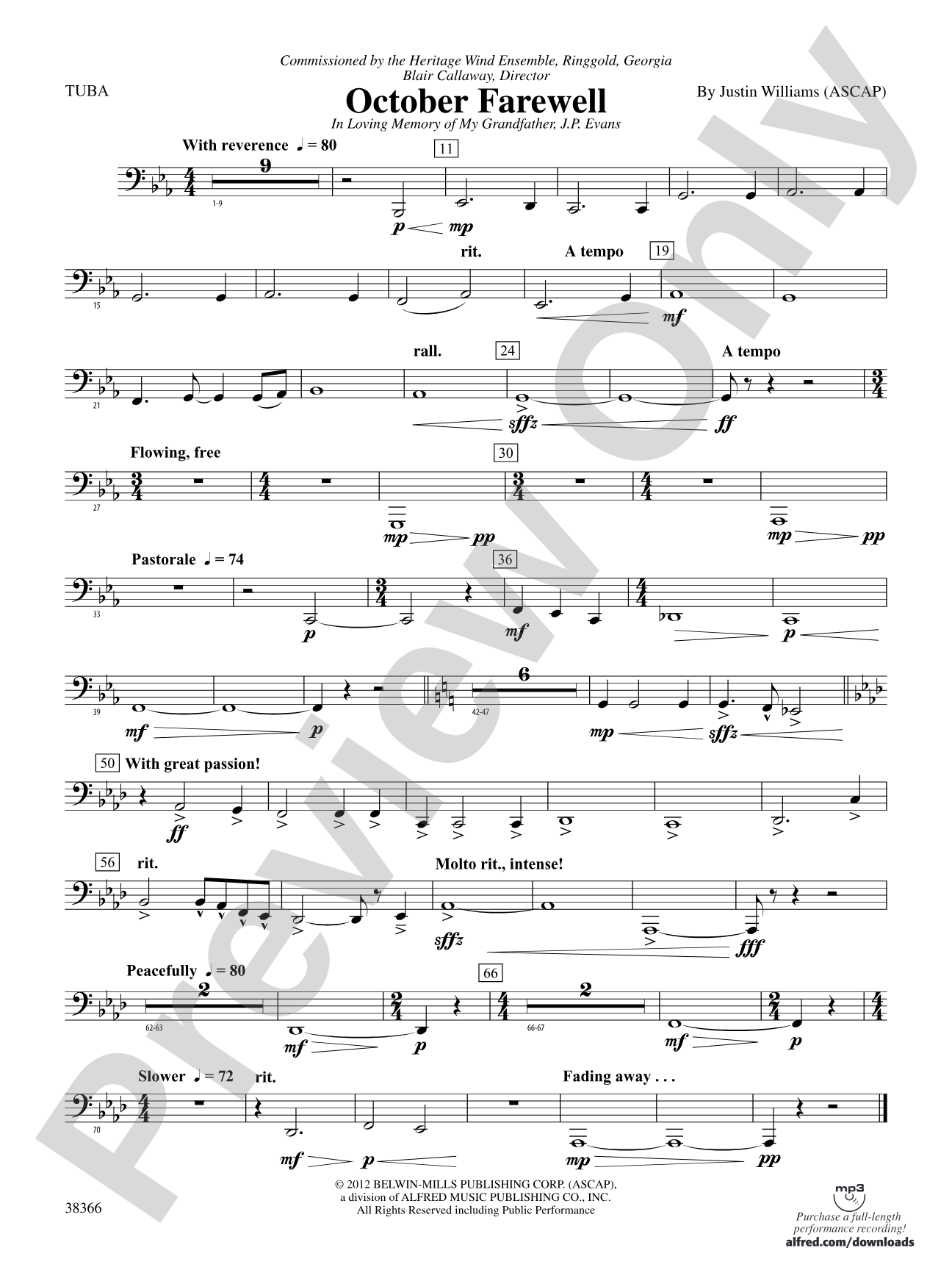 October Farewell: Tuba